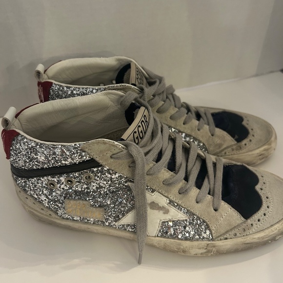 Authentic Golden Goose Mid Star Glitter - Picture 1 of 4